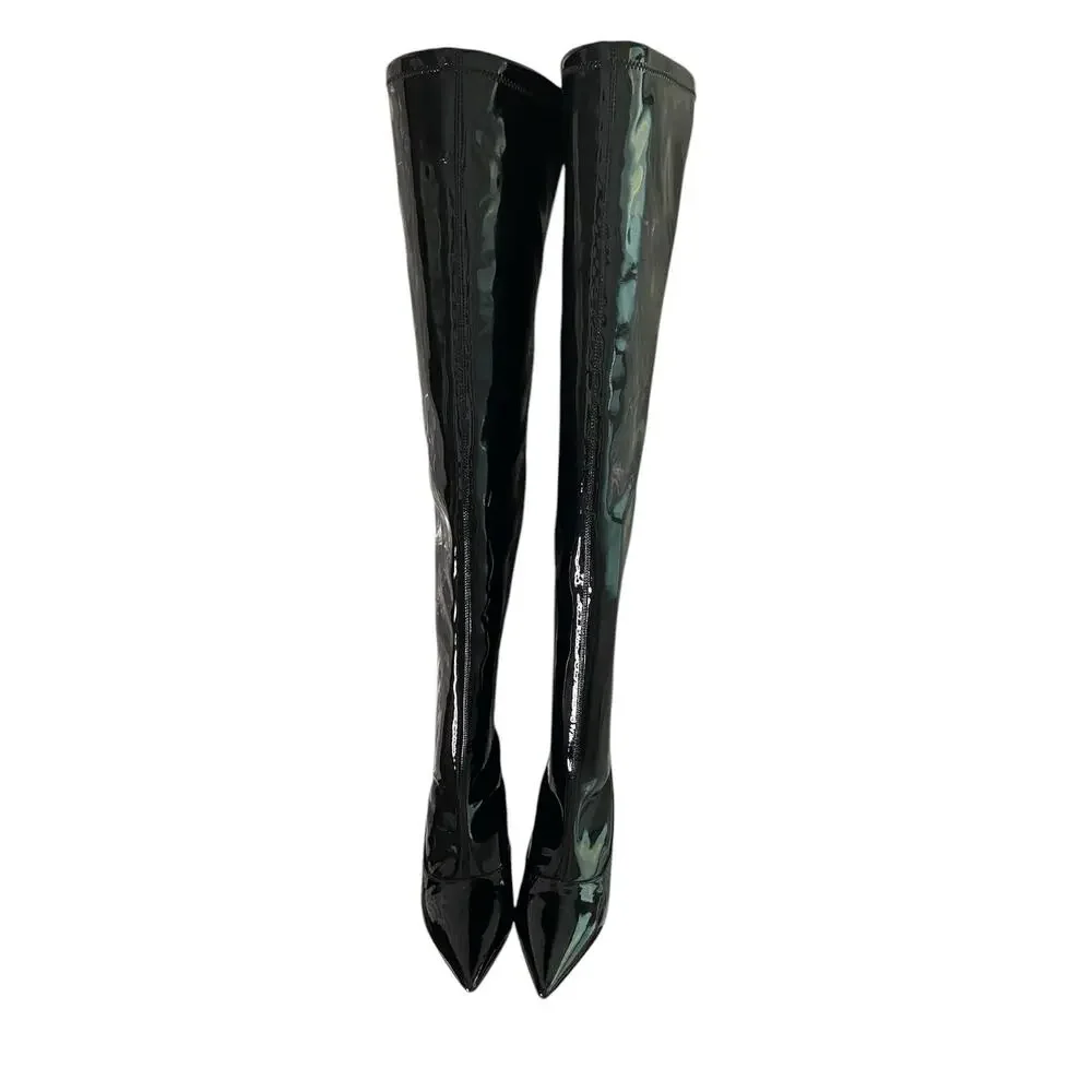 Aniye Records Betsy Cuissard Thigh High Boots Evening Statement Fall Winter 10